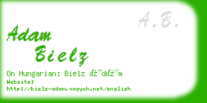 adam bielz business card